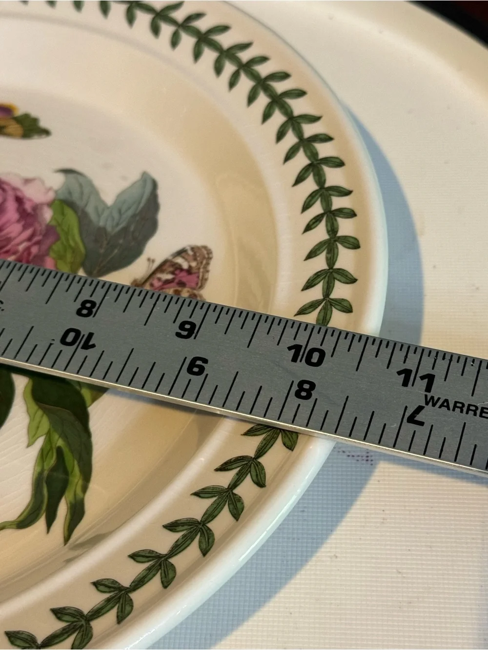 Vintage Portmeirion Botanic Garden Paeonia Moutan Shrubby Peony dinner plate